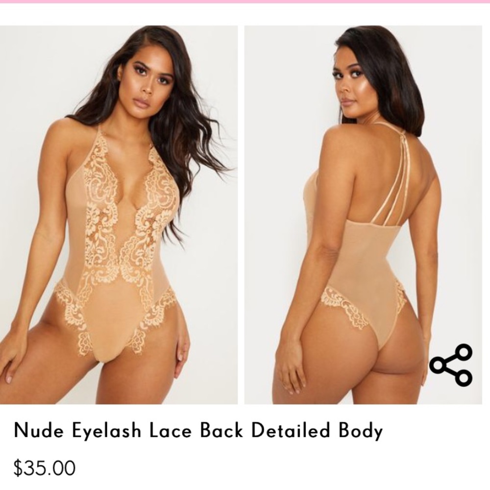 PLL Nude Lingerie One piece